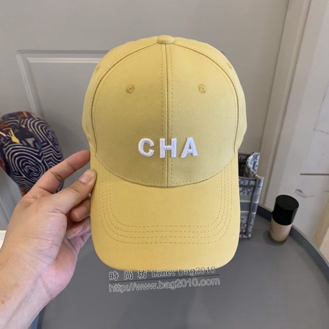 Chanel男女同款帽子 香奈兒新款字母刺繡精品棒球帽鴨舌帽  mm1639